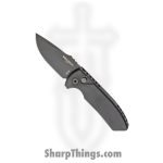 ProTech - LG403 - Les George SBR - Automatic Knife - S35VN Coated Drop Point - Aluminum - Black