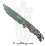 ESEE - ES6POD003 - Model 6 - Fixed Blade Knife - 1095HC Coated Drop Point - G10 - OD Green