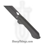 Kizer Cutlery - KI3665A1 - Huldra - Folding Knife - CPM S35VN Coated Reverse Tanto - Titanium - Black