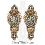 Denix - DX23L - Lion Sword Gun Holder 2 Piece- Bronze