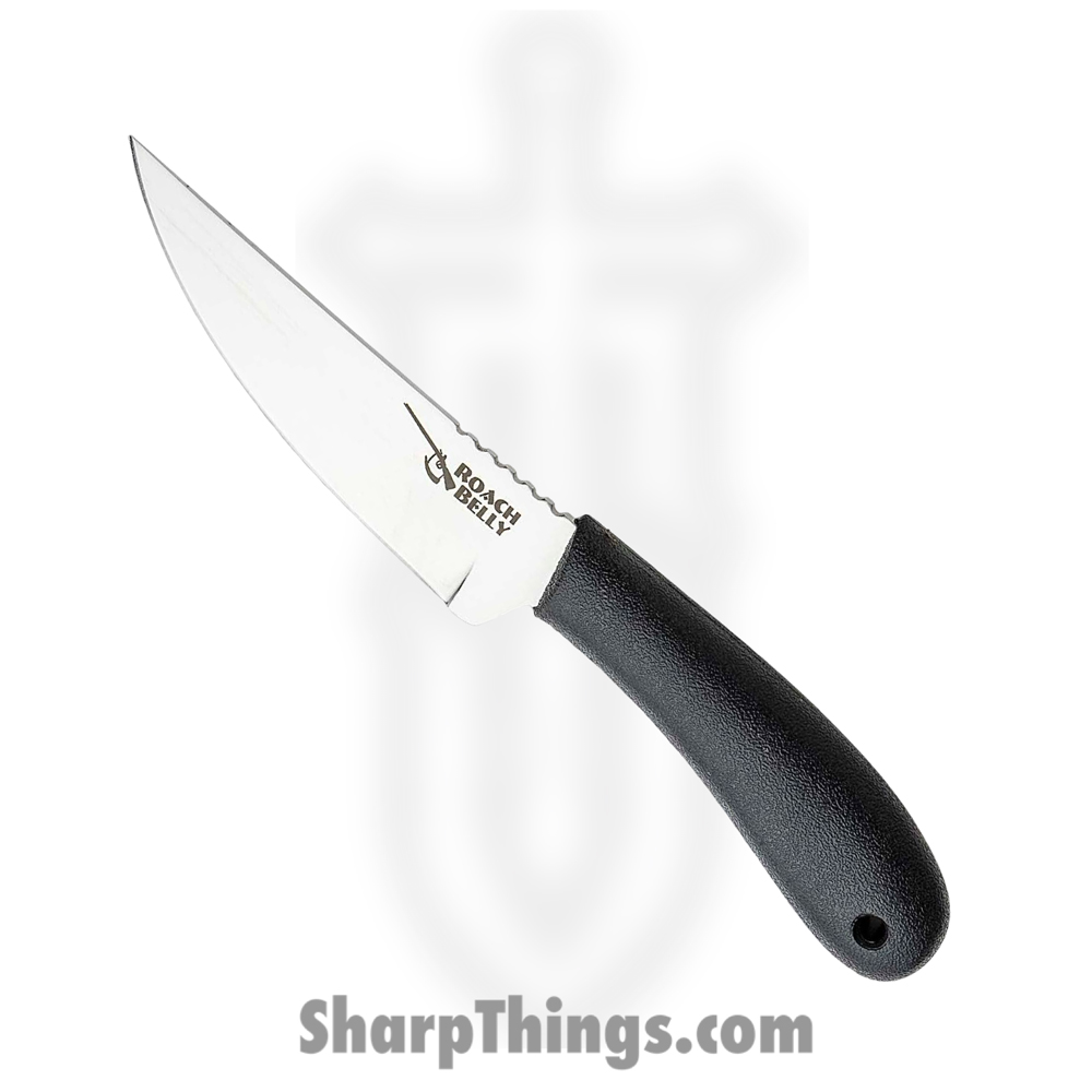 16622329-641b-4f36-968f-bb4f8e327abc_CS20RBC_1.jpg Cold Steel - CS20RBC - Roach Belly - Fixed Blade Knife - 4116 SS Satin Clip Point - Polypropylene - Black - Image 1