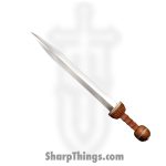 Cold Steel - CSSWRMNGLD - Roman Gladius - Fixed Blade Knife - 1060 Polished - Rosewood - Brown