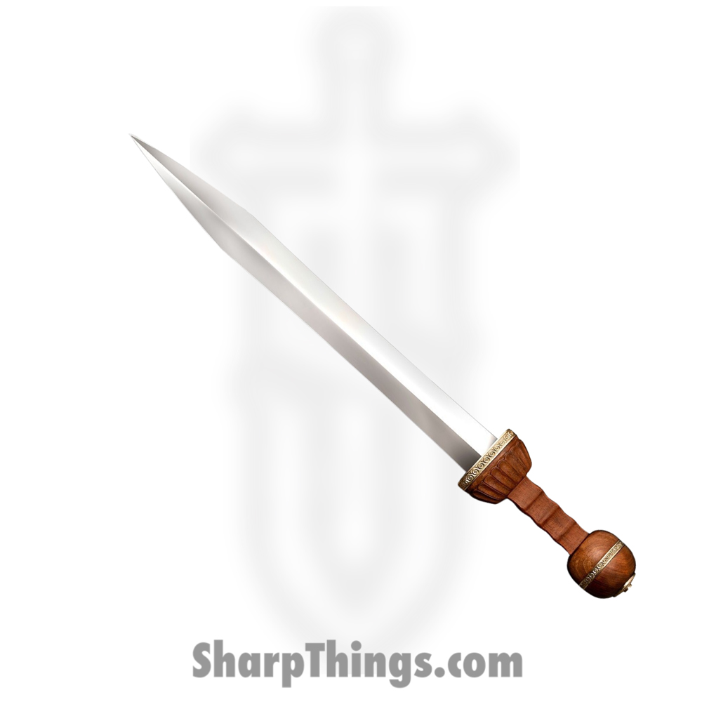 1696f327-9622-4bfc-838e-7dff4f03ea30_CSSWRMNGLD_1.jpg Cold Steel - CSSWRMNGLD - Roman Gladius - Fixed Blade Knife - 1060 Polished - Rosewood - Brown - Image 1