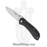 Camillus - CM19618 - Rovax - Folding Knife - 420 Stainless Satin Drop Point - GFN - Black