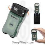 Wuben - WX3CHBX-GRN - Wuben X3 Owl EDC Flashlight and 3000mah Charging Box - Green