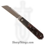 Jack Wolf Knives - AFTER-02-FC-DM-RED - After Hours Jack - Folding Knife - S90V Satin Barlow - FatCarbon - Dark Matter Red