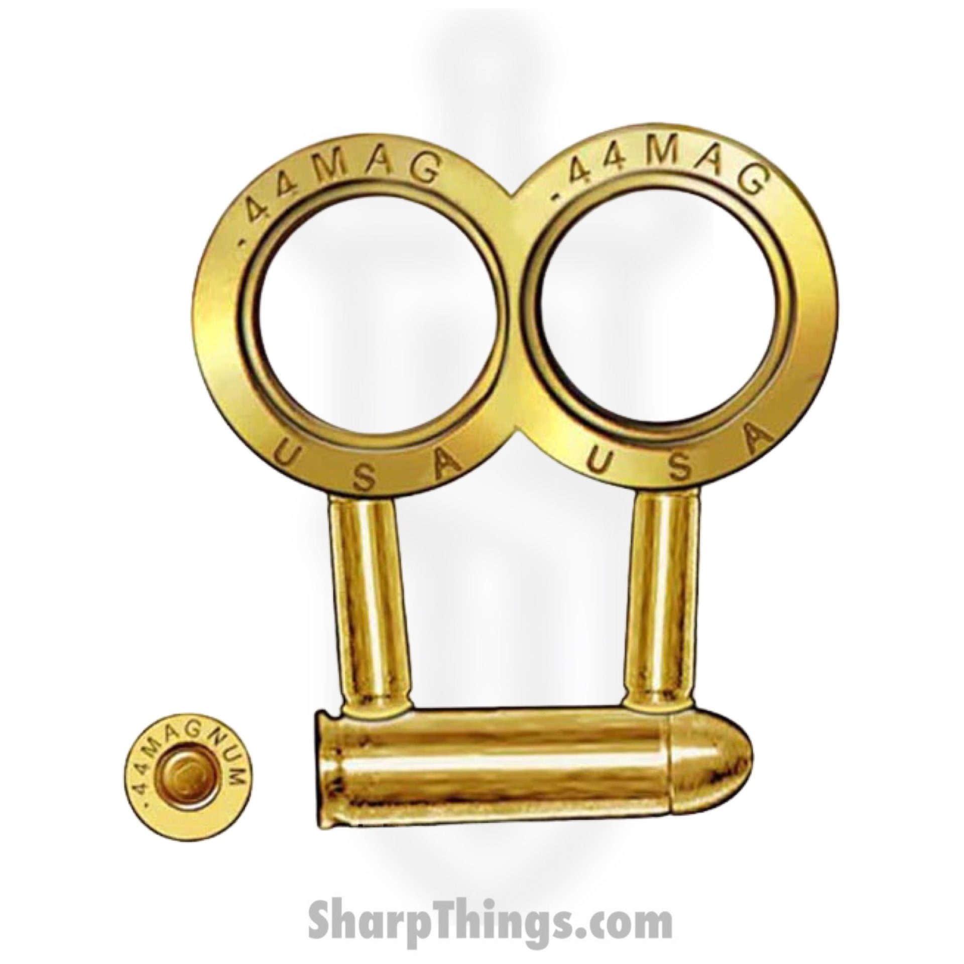 17e40104-cec3-4c76-83a6-f61fe6d563f1_37-GD_1.jpg VOC - 37-GD - Tiger Tactical .44 Mag Bullet Brass Buckles Paper Weight - Gold - Image 1