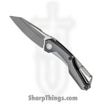 Kershaw - 1220 - Reverb - Folding Knife - 8Cr13MoV Titanium Carbo Nitride Coated Drop Point - G10 Carbon Fiber - Gray Black