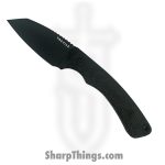 Tactile Knife Co. - 20-RL-MCBC-RMBL - Redhawk Leather - Fixed Blade Knife - CPM MagnaCut Coated Wharncliffe - Micarta - Black