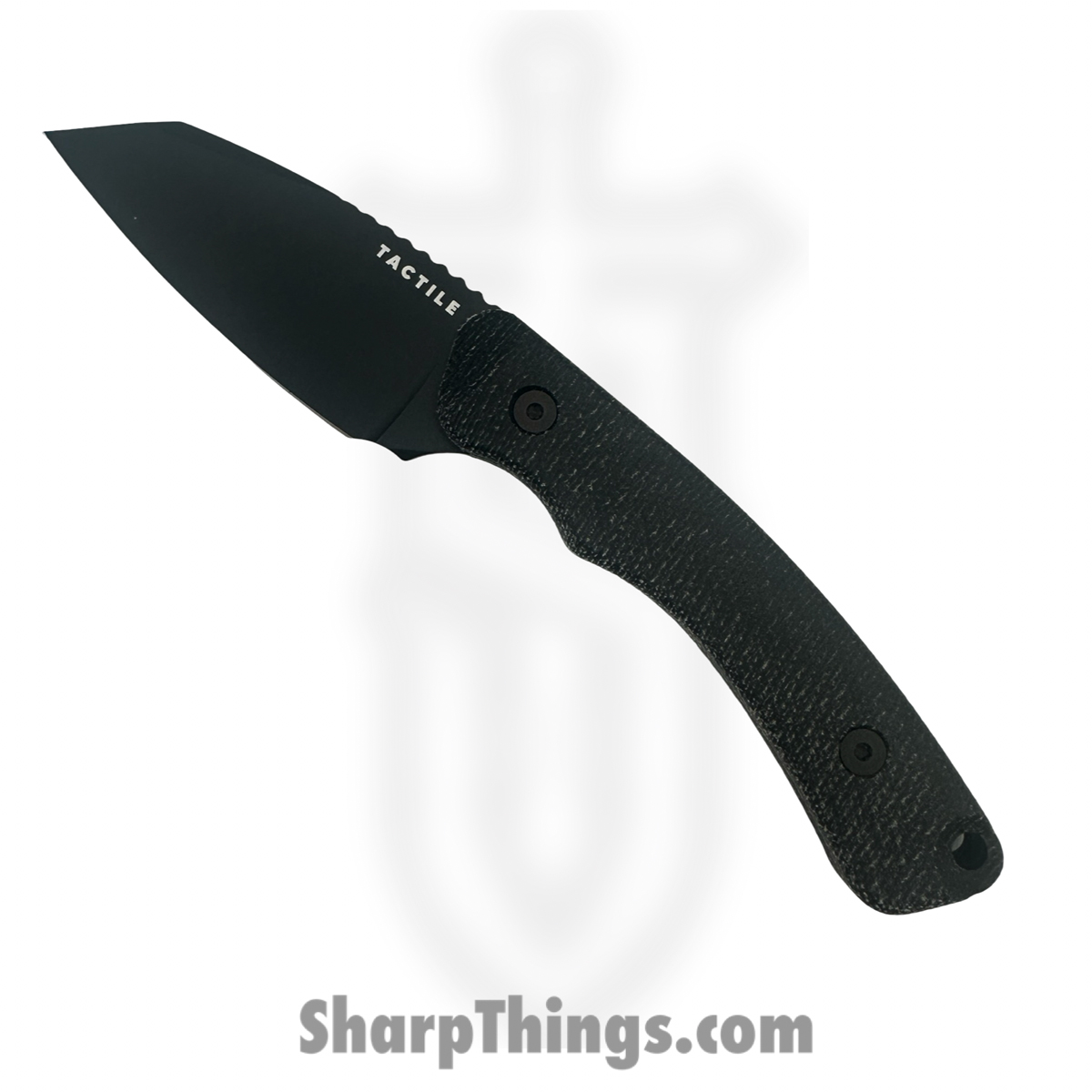 190127e4-195d-429f-a726-1d9c8d2a5a9b_20-RL-MCBC-RMBL_1.jpg Tactile Knife Co. - 20-RL-MCBC-RMBL - Redhawk Leather - Fixed Blade Knife - CPM MagnaCut Coated Wharncliffe - Micarta - Black - Image 1