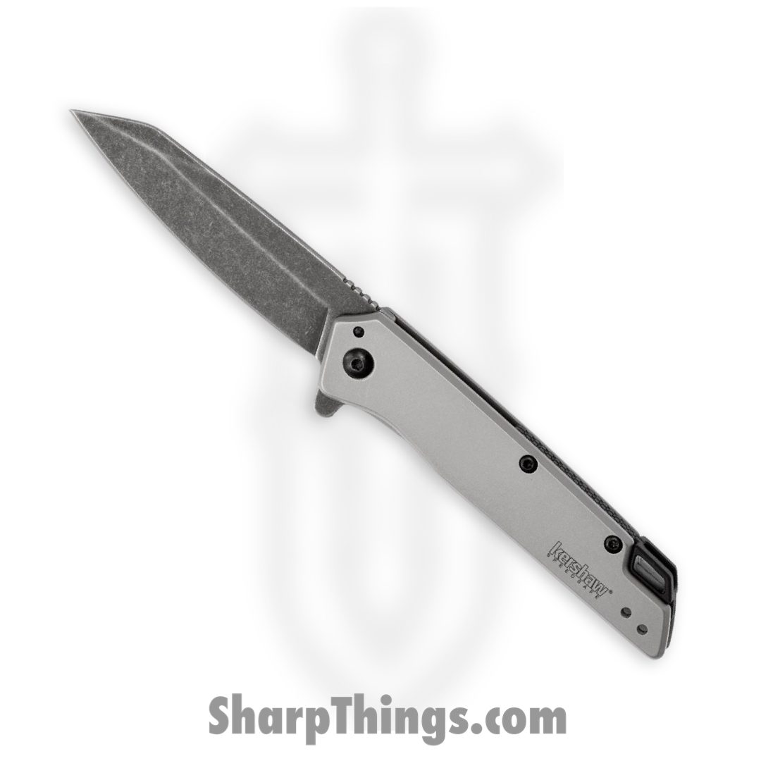19072f72-25e0-4933-8bb7-2f3821620537_1365_1.jpg Kershaw - 1365 - Misdirect - Folding Knife - 4Cr14 Black-oxide BlackWash™ coated Reverse Tanto - Stainless Steel - Gray - Image 1