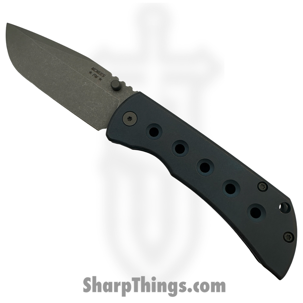 192b9c54-93be-418f-8451-26c15ab325ba_MAC23.5SPHOLATBLUBRZ_1.jpg McNees - MAC23.5SPHOLATBLUBRZ - MAC 2 3.5 Speedhole - Folding Knife - CPM MagnaCut Stonewash Drop Point - Titanium - Atomic Blue Bronze - Image 1