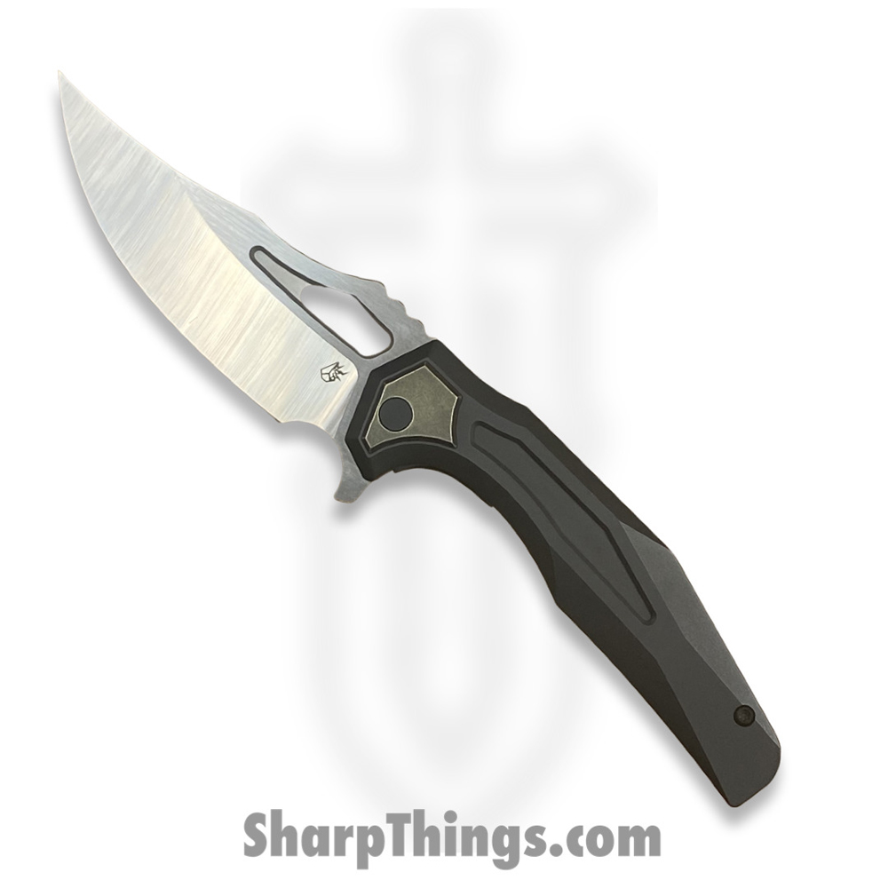 19a5dec9-37fe-4137-9a67-80fead5da3f2_ADCryptSATi_1.jpg Arcane Design - ADCryptSATi - The Crypt - Folding Knife - M390 Satin Persian - 6AL4V Titanium - Black Gold - Image 1