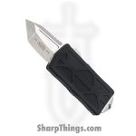 Microtech - 158-10 - Exocet Money Clip - OTF Auto - M390 Stonewash Modified Tanto - 6061-T6 Aluminum - Black