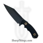 Bastinelli Creations - BC-ASSAUCOMP - Assaucalypse Compact - M390 - Fixed Blade Knife - G10 - Black