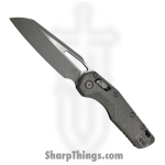 Microtech - 210-10APMS1 - MSI Marfione Select - Folding Knife - M390MK Apocalyptic Modified Sheepsfoot - Titanium - Gray