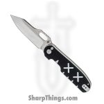 Kizer Cutlery - KI4562 - Cormorant - Folding Knife - CPM-S35VN Satin Clip Point - G10 - White Black