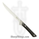 Kai - HT7081 - Pro Flexible Fillet 6" - Fixed Blade Knife - AUS-6 Satin Drop Point - POM - Black