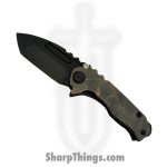 Medford Knife and Tool - MK0084PT-36A1-TPCP-BP - Micro T "Stained Glass" - Folding Knife - S45VN PVD Tanto - Titanium - Bronze