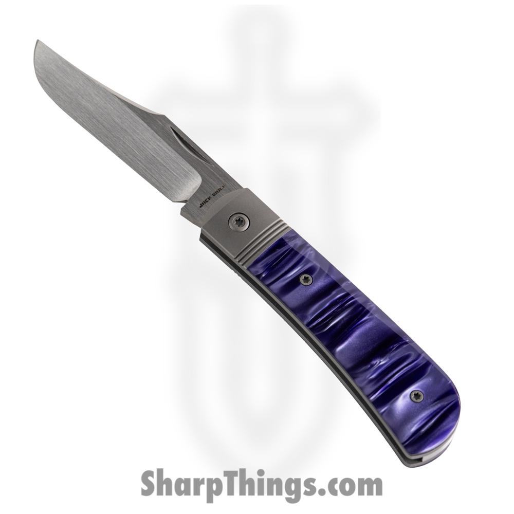 1b4fb3b6-b052-4210-b7ab-8017e4fe8b91_BENNY-02-KIR-COS-PUR_1.jpg Jack Wolf Knives - BENNY-02-KIR-COS-PUR - Benny's Clip - Folding Knife - S90V Satin Clip Point - Kirinite - Cosmic Purple - Image 1