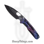 Medford Knife - MK0314PQ-30PV-TPCP-BP - Infraction Folding Knife - PVD Handles and Blade - Galaxy Handle