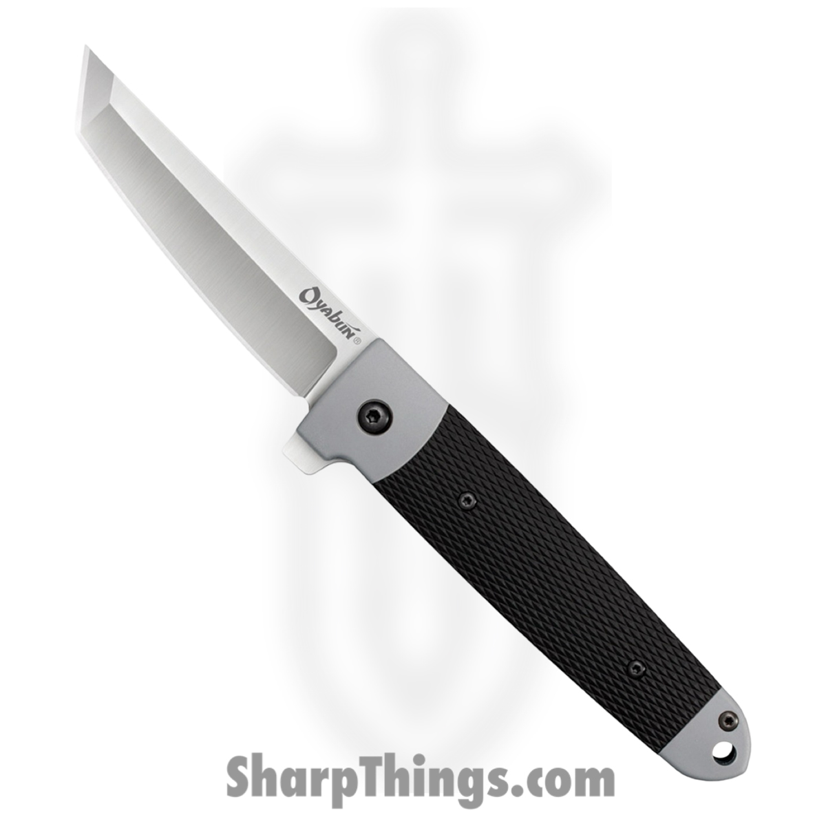 1cfd5a85-c442-4fc6-9817-bb71d739f32a_CS26T_1.jpg Cold Steel - CS26T - Oyabun - Folding Knife - 4034 SS Satin Tanto - Kray-Ex - Black - Image 1