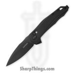 Kershaw - 2041 - Monitor - Folding Knife - D2 Coated Spear Point - Glass Filled Nylon - Black