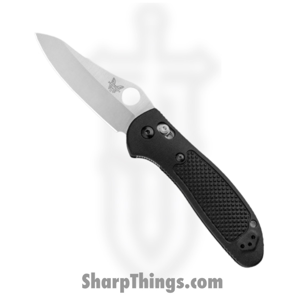 1db5ce9b-3d19-4faa-aac3-fb8b2a44680a_550-s30v_1.jpg Benchmade - 550-S30V - Griptilian - Folding Knife - S30V Satin Sheepsfoot - Polymer - Black - Image 1