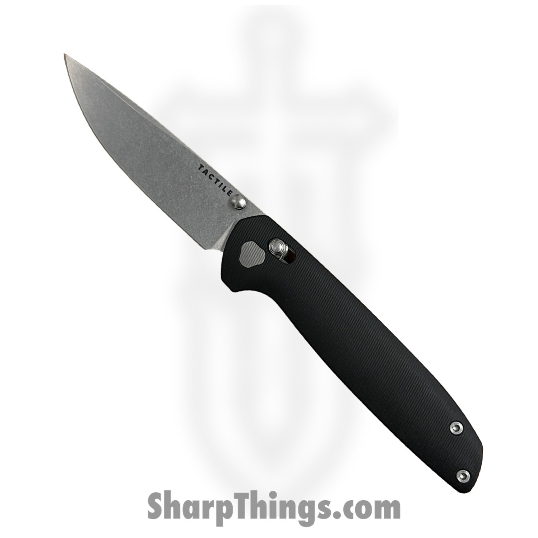 1de49fbc-dcb1-4ebf-9c8c-500a09da0d0c_20-mv-mc01-rm02_1.jpg Tactile Knife Co. - 20-mv-mc01-rm02 - Maverick - Folding Knife - Magnacut Stonewash Drop Point - Micarta - BLACK - Image 1