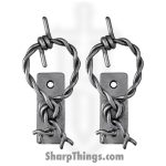 Denix - DX20G - Barbed Wire Hanger Pair - Metal - Silver