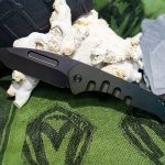 Medford Knife - MKF206SPT-40PV-TPCP-Q4 - Praetorian Swift FL - PVD Tanto Flipper - S35VN Aluminum - Green