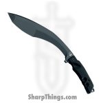 Fox Knives - FOX9CM05T - Extreme Tactical Trakker - Fixed Blade Knife - N690 Coated Kukri - Forprene - Black