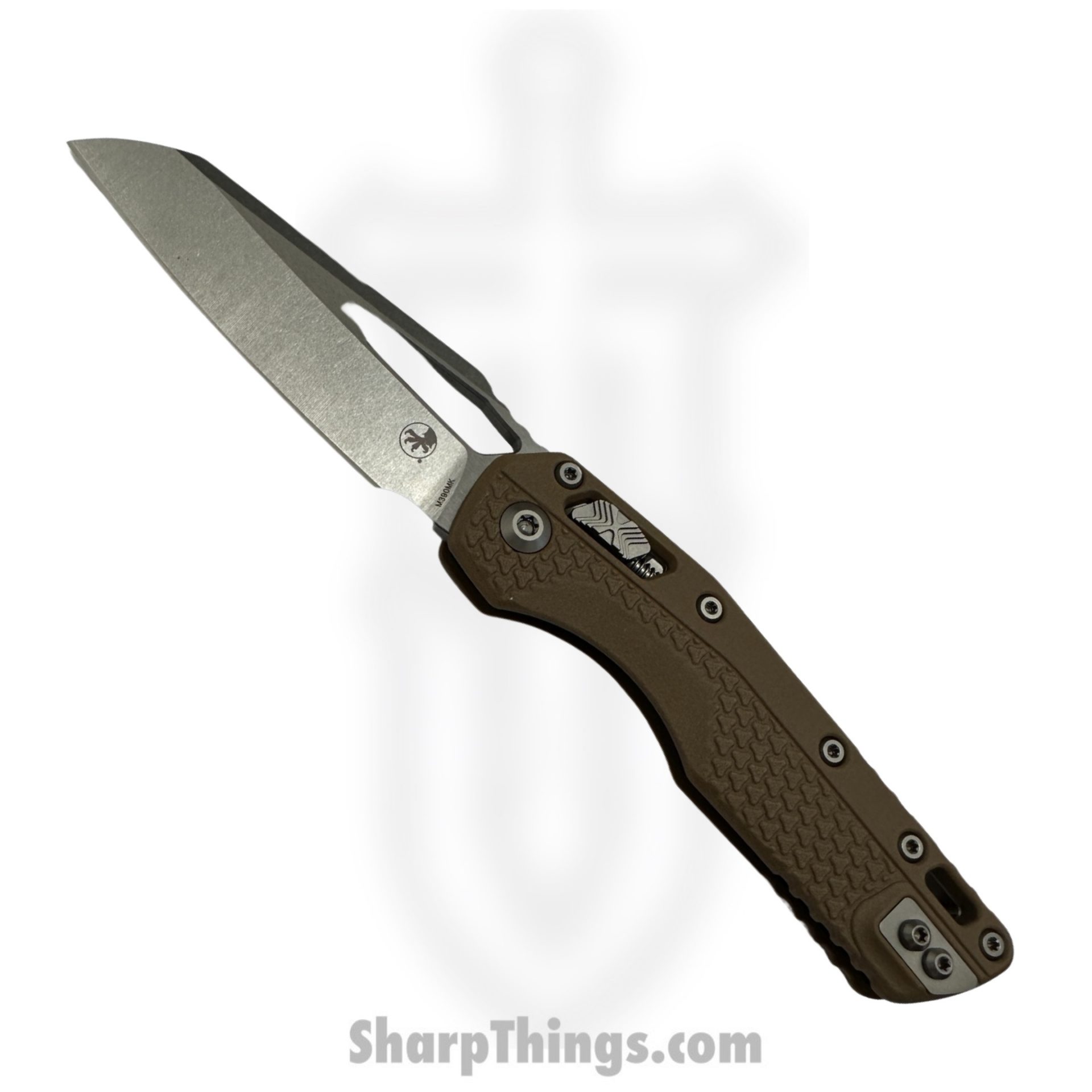 1f062bee-0782-4628-bec9-558305c692ea_210T-10IMDE_1.jpeg MICROTECH - 210T-10IMDE - MSI S/E Tri-Grip Injection - Folding Knife - M390MK Stonewash Wharncliffe - Tri-Grip Injection Molded Handle - FDE - Image 1