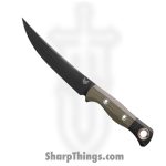 Benchmade - 4050BK-01 - Meatcrafter 6" - Fixed Blade Knife - CPM 154 Coated Trailing Point - G10 - OD Green Black