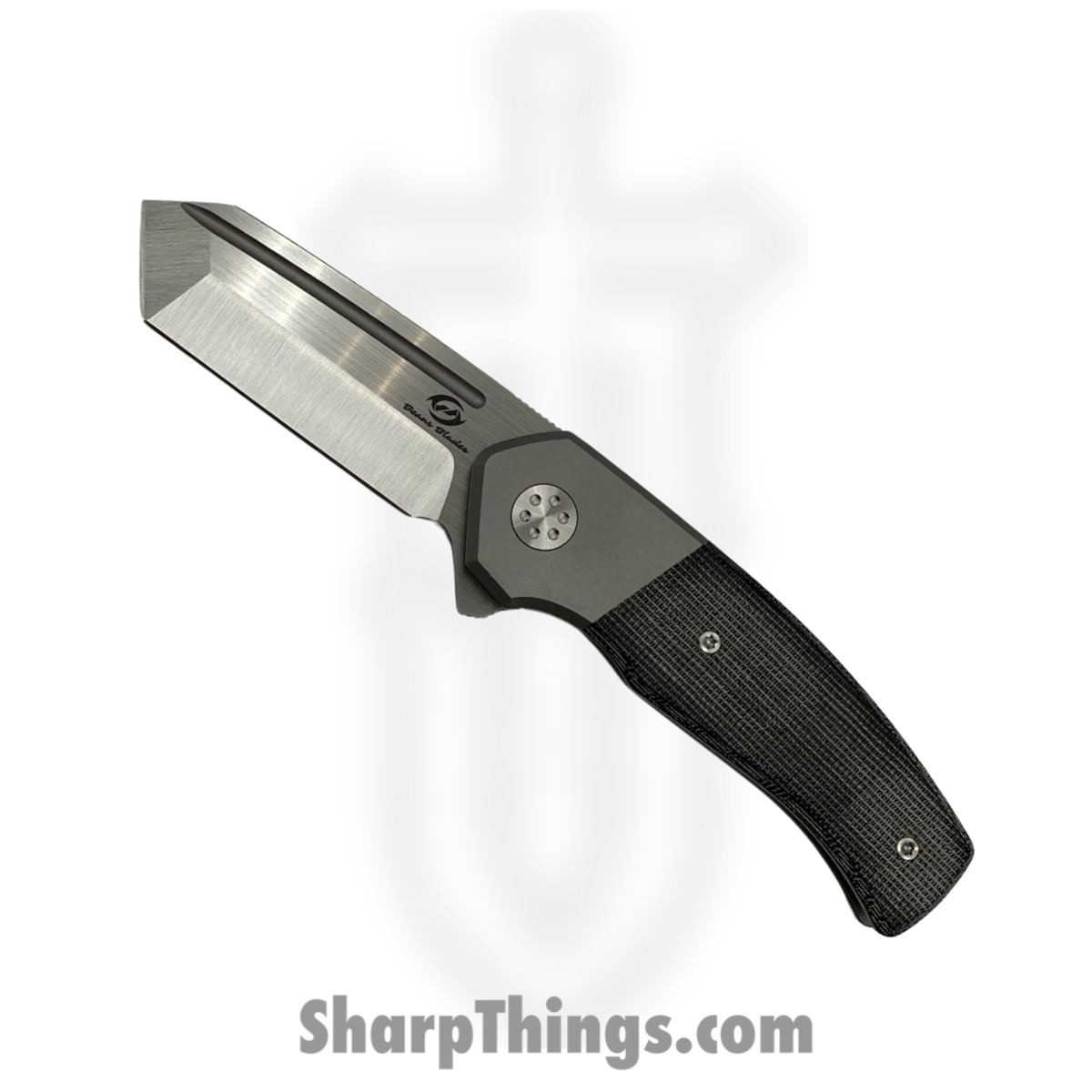 1f6a8393-8d82-491b-b3fa-dbb2b02c7f8f_BB-MWF-M-BK_1.jpg Beans Blades - BB-MWF-M-BK - Mini Warrior - Folding Knife - M390 Satin Tanto - Micarta - Black - Image 1