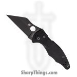 Spyderco - SC85GPBBK2 - Yojimbo 2 - Folding Knife - CPM-S30V DLC Wharncliffe - G10 - Black