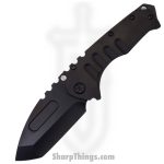 Medford Knife - MK012MPT-30PV-TPCP-BP - Praetorian "T" Folding Tanto Knife - MagnaCut - Black