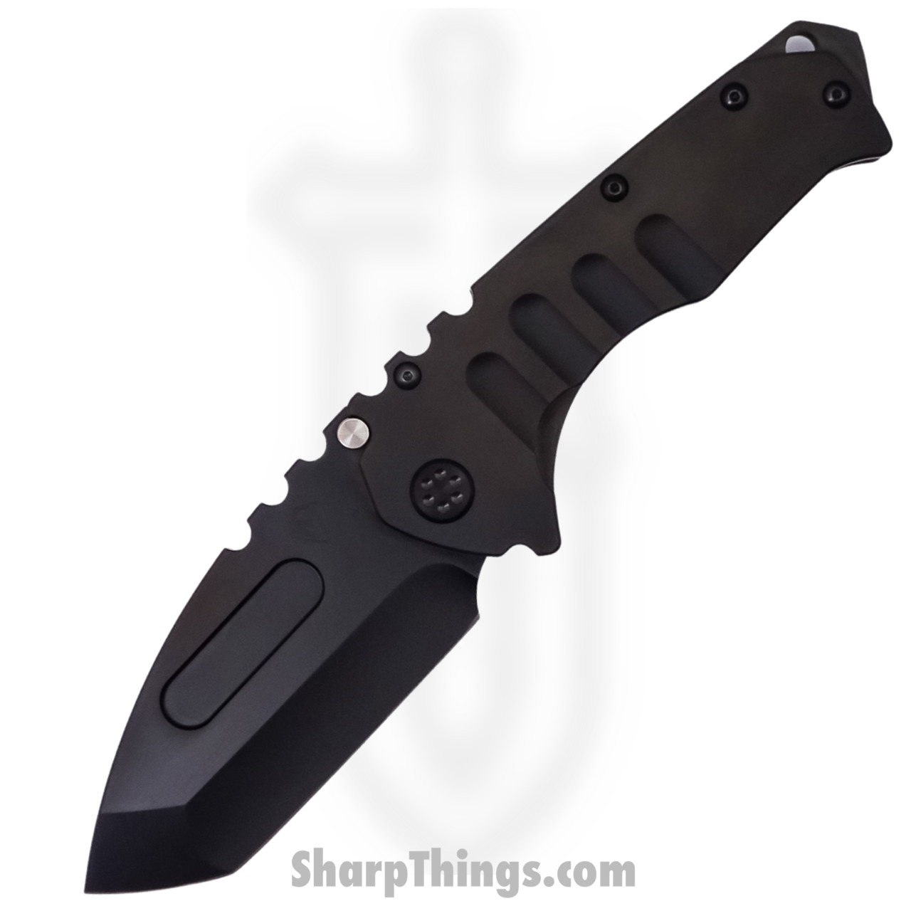201ce80a-3d4c-41fe-b60d-a36538338fa9_MK012MPT-30PV-TPCP-BP_1.jpg Medford Knife - MK012MPT-30PV-TPCP-BP - Praetorian "T" Folding Tanto Knife - MagnaCut - Black - Image 1