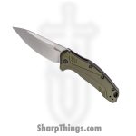 Kershaw - 2038BLK - Iridium - Folding Knife - D2 PVD Spear Point - 6061 T6 Aluminum - Black