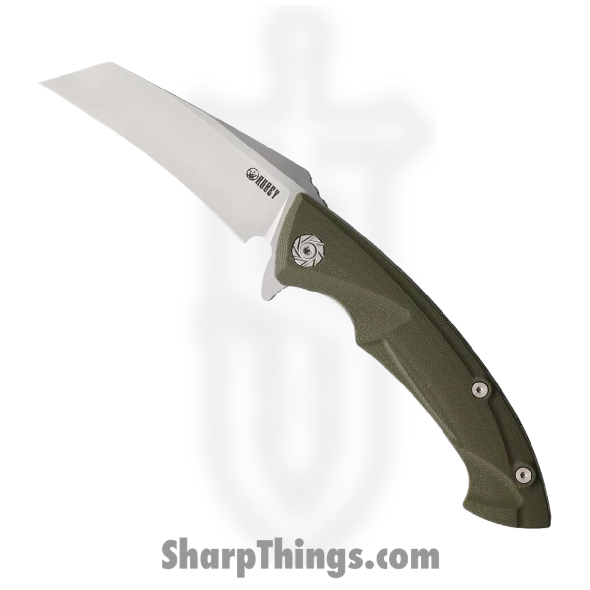 202599b0-5e6a-4711-8ed1-7d0810c706d3_KUB212B_1.jpg Kubey - KUB212B - Anteater - Folding Knife - D2 Satin Reverse Tanto - G10 - Green - Image 1