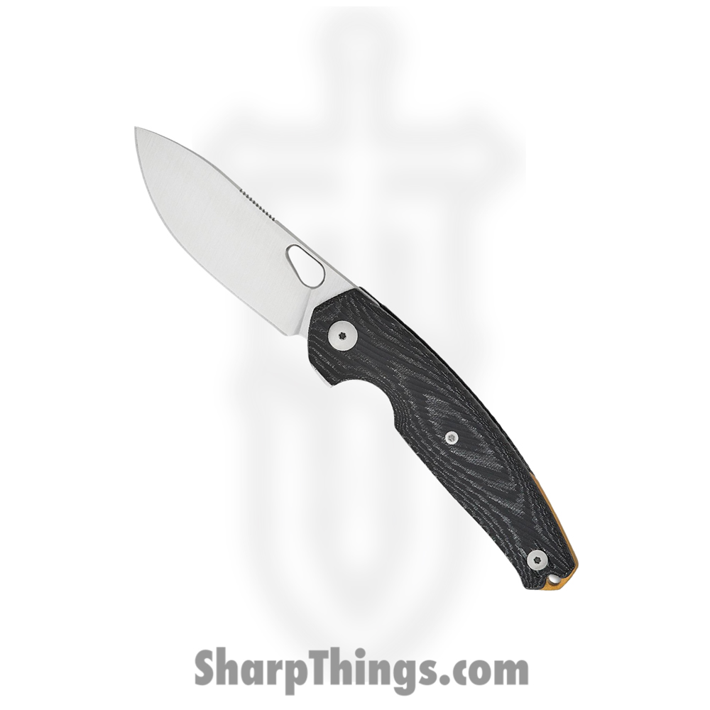 20732324-3c3c-4b62-9a13-5dca4a863eba_JAGT-BLK-CANVAS_1.jpg GiantMouse - JAGT-BLK-CANVAS - ACE Jagt - Folding Knife - Magnacut Satin Drop Point - Canvas Micarta - Black - Image 1