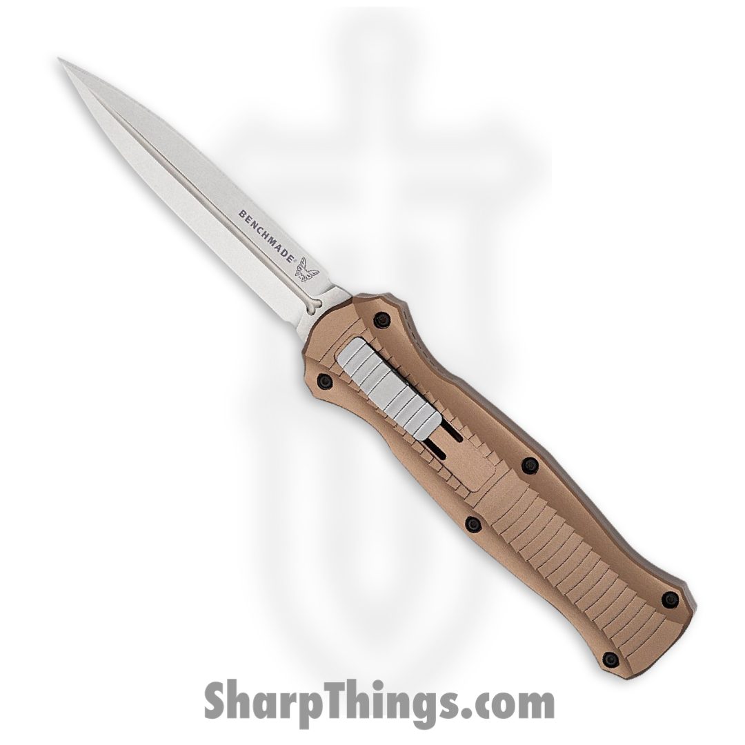20a9569a-c6d6-4dcb-a7de-7d88396ee5dc_3300-2303_1.jpg Benchmade - 3300-2303 - Infidel Limited Edition - OTF Auto - CPM S30V Stonewash Double Edge - 6061-T6 Aluminum - Flat Dark Earth - Image 1