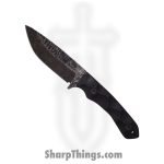 Stroup Knives - GP2-BLACK-G10 - GP2 General Purpose Fixed Blade Knife - G10 1095 - Black
