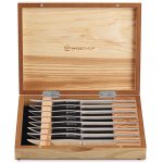 Wusthof - 1069510803 - 8pc Stainless Mignon Steak Knife Set - 8pc Stainless