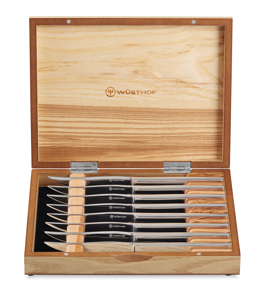213ccdc7-4486-47e4-b32e-e81e0b4836ba_1069510803_1.jpg Wusthof - 1069510803 - 8pc Stainless Mignon Steak Knife Set - 8pc Stainless - Image 1