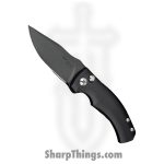 Defiant 7 - D7-VAL-DLC - Valmara - Automatic Knife - CPM 154 Black Drop Point - 6061 Aluminum - Black
