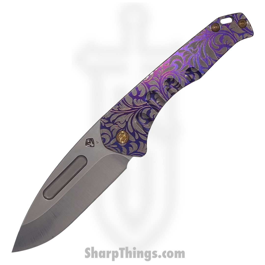 21ab25b5-8883-4eb8-8fdc-1f04ace36b67_MK2084TD-01TM-T1C1-Q4-1_1.jpg Medford Knife - MK2084TD-01TM-T1C1-Q4 - Praetorian Slim - Drop Point Folding Knife - S45VN - Tumbled Bronze Acanthus - Image 1
