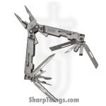 SOG - SOGPA2001CP - PowerAccess Deluxe Multi-Tool with 12-Piece Bit Kit - Stonewash - Stainless - Natural