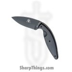 Ka-Bar - KA1482 - TDI Law Enforcement Knife - Fixed Blade Knife - AUS 8A Coated Drop Point - Zytel - Black