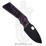 Medford Knife - MK014SPQ-38A3-TPCP-Q4 - TFF-1 Tactical Fighting Folder Knife - S35VN PVD - Violet "Stain Glass"